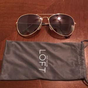 NWOT Loft aviator sunglass